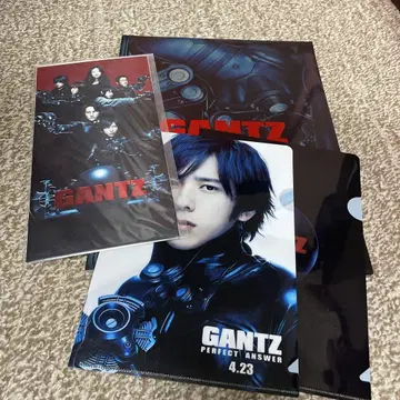 영화 GANTZ 팜플렛 엽서 클리어 파일 세트