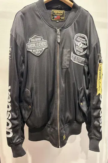 VANSON 반손 메쉬 자켓 2XL 사이즈 새상품급 블랙