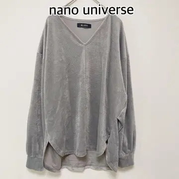 nano universe 나노 유니버스 긴팔 티셔츠 그레이