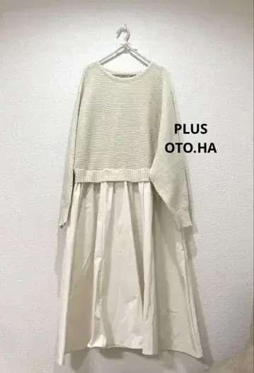 PLUS OTO.HA 키라키라 니트 원피스
