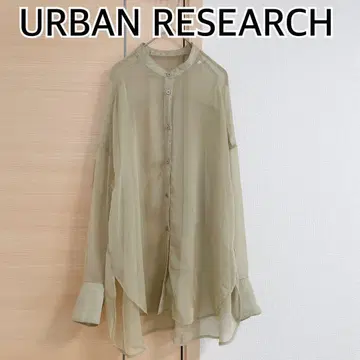 URBAN RESEARCH 어반 리서치 긴팔 블라우스 카키