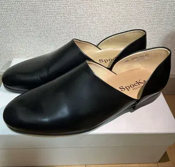 HARUTA 스포크 슈즈 Spock 블랙 가죽 로퍼 27cm