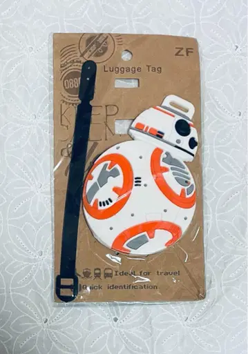 미사용 새상품 스타 워즈 BB-8 수하물 택 짐 택 실리콘제