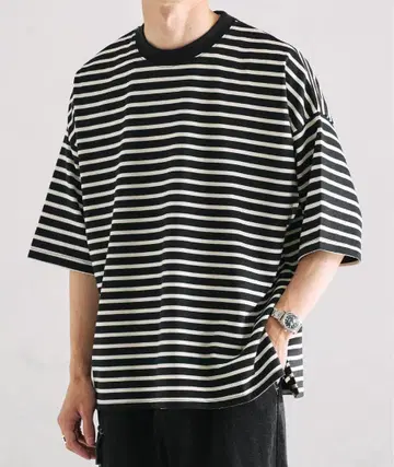 epnok 베이직 루즈 보더 Tee