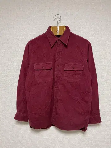 80s USA제 L.L. BEAN 엘엘빈 샤모아 크로스 플란넬 셔츠