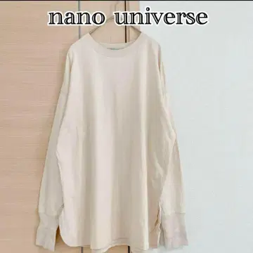 나노 유니버스 nano universe 긴팔 티셔츠 베이지