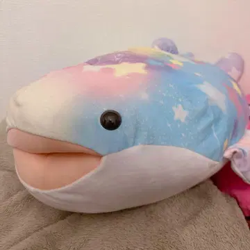 월공 진베탄 울트라 BIG 봉제 인형 진베이 상어 무지개와 별의 댄스