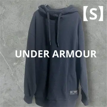 UNDER ARMOUR 블랙 플리스 후드티 SM/P/CH [새상품급]