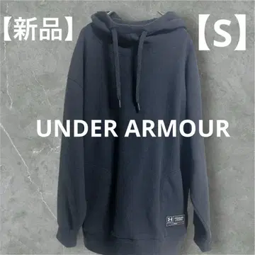 UNDER ARMOUR 블랙 플리스 후드티 SM/P/CH [새상품급]