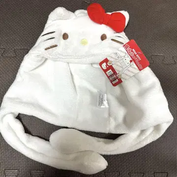 [ 미사용 새상품 ] 산리오 키티 귀 쫑긋 인형옷 모자