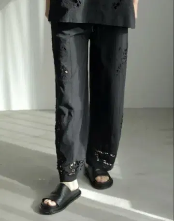 anuke Cutwork Lace Pants 36 안누크 팬츠