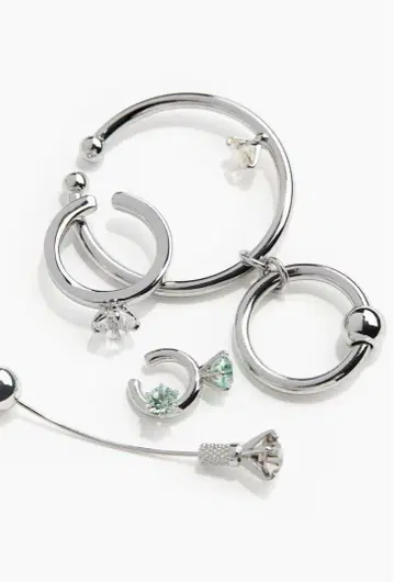 에이치앤엠 스튜디오 H&M Studio 귀걸이 이어커프 4개 세트