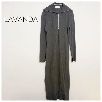 [ 새상품급 ] LAVANDA 원피스 니트 우노 미사코 그레이 AAA