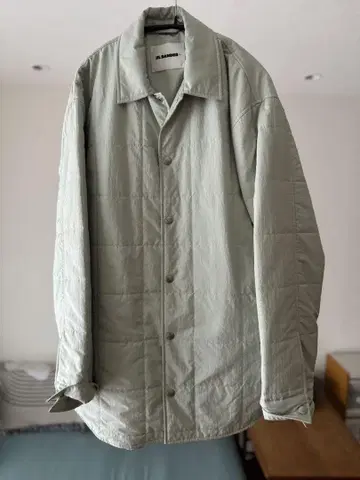 질 샌더 46 립스탑 퀼팅 자켓