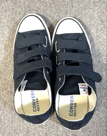 CONVERSE 넥스타 블랙 벨크로 스니커즈 24cm