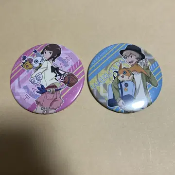 디지몬 어드벤처 캔뱃지 세트