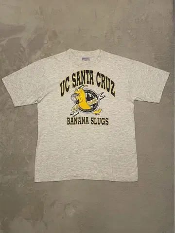 90s UCSC 'BANANA SLUGS' 티셔츠 USA 사이즈 L