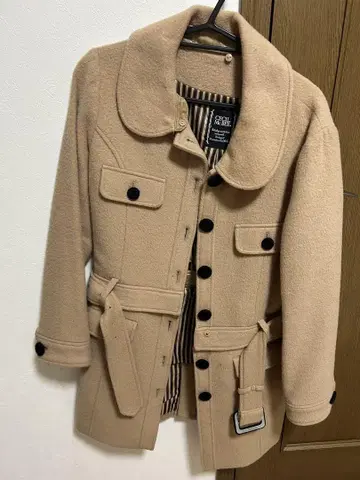 CECIL McBEE 베이지 롱 코트 M 사이즈
