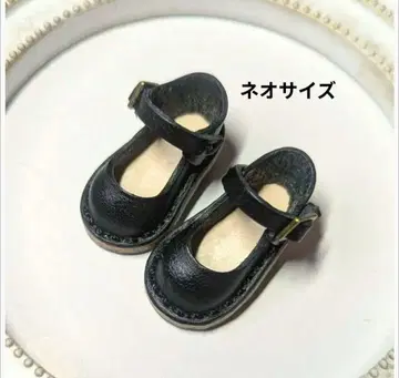 미니어처 스트랩 슈즈 네오 브라이스 아이시돌 부츠 신발 블랙