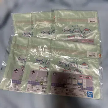 제일복권 치이카와 (먼작귀) H상 패브릭 컬렉션 복조리 그린 묶음 판매