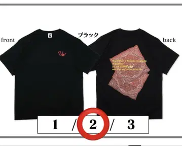 UVERworld BIG T셔츠 반다나 블랙 Size 2