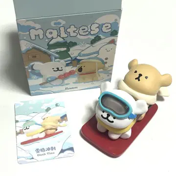 maltese 말티즈 몰치즈 한국 피규어 돌진 타임