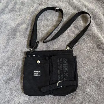 AVIREX 블랙 숄더백