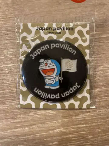 일본관 도라에몽 핀 배지 오사카 간사이 만박 회장 한정판 미개봉