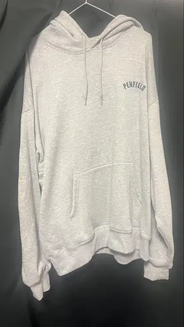 PENFIELD/펜필드 칼리지 로고 자수 후드 맨투맨