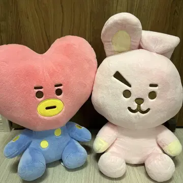 BT21 후르츠 봉제 인형 세트 cooky tata
