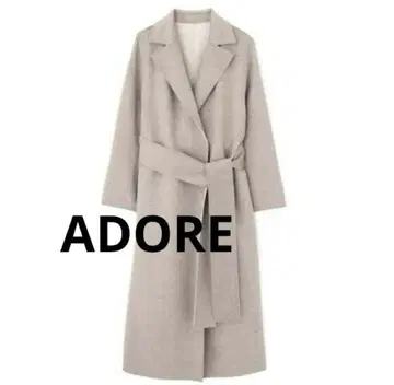 [미사용에 가까움] ADORE 어도어 리버 코트 38