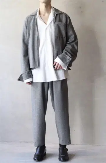 SUNSEA 19aw N.M BRUSHED PANTS 이지 슬랙스