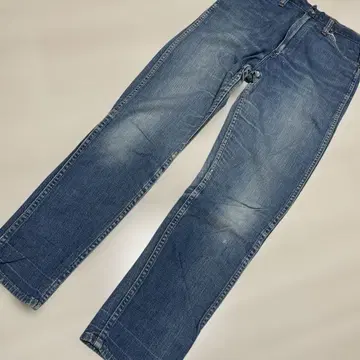 Used 60'-70's 빈티지 스토어 계열 테이퍼드 라이트 온스 데님