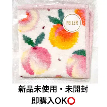 페이러 피치 도트 손수건 미사용 미개봉 즉시 구매 OK