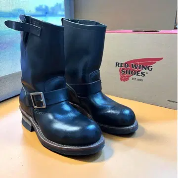 RED WING 2268 엔지니어 부츠 5D 블랙