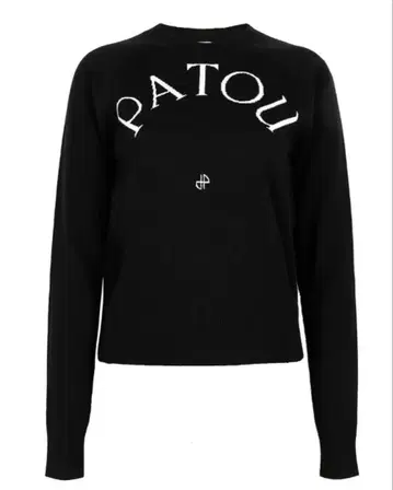 [ PATOU ] 파투 KN1108045 울 블렌드 크루넥 스웨터