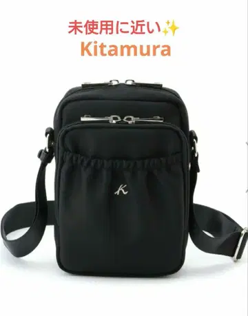 [ 거의 미사용 ] Kitamura 나일론 숄더백 미니백