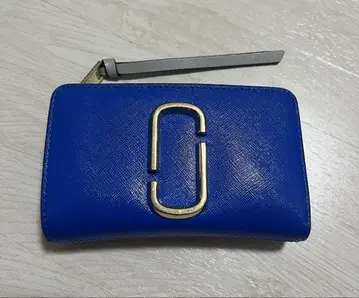 마크제이콥스 접이식 지갑 블루