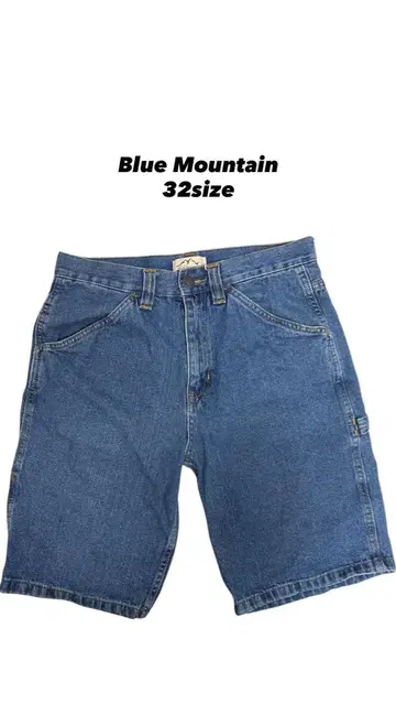 (구제 의류) Blue Mountain 데님 숏팬츠 32 사이즈