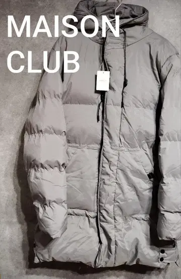 MAISON CLUB 메종 클럽 아우터 다운 자켓 그레이 새상품