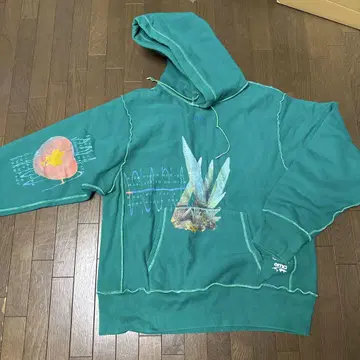 advisory board crystals GUESS 그래픽 후드티