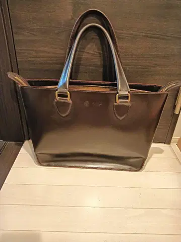 GANZO 간조 GUD 브라이들 가죽 소가죽 다크 브라운