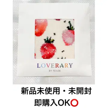 페이러 스트로베리 도트 손수건 아이보리 미개봉 새상품 즉시 구매 OK