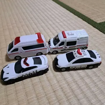 순찰차 구급차 4대 세트