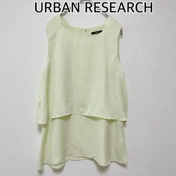 URBAN RESEARCH 어반 리서치 슬리브리스 블라우스 그린