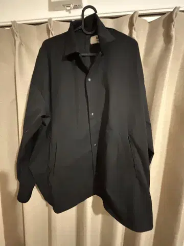 BASISBROEK 블랙 나일론 자켓 사이즈 3