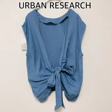URBAN RESEARCH 어반 리서치 슬리브리스 블라우스 컷앤소
