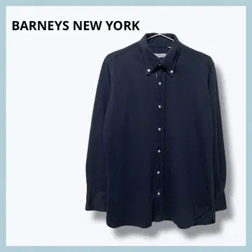 [ 새상품급 ] BARNEYS NEW YORK 네이비 셔츠 M 남성용