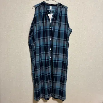 LUPILEN 슬리브리스 롱 셔츠 원피스 F