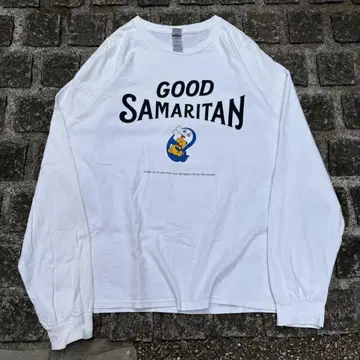 한정판 GOOD SAMARITAN 돌고래 군 롱T XL
